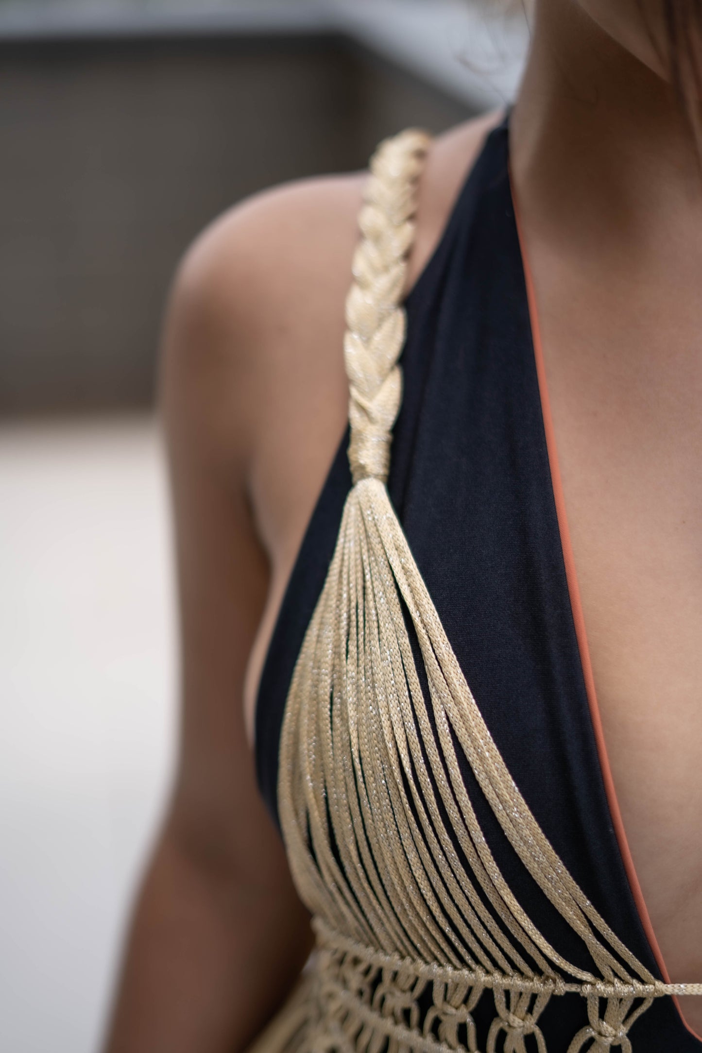 Salida de baño en Macramé SOL / free shipping